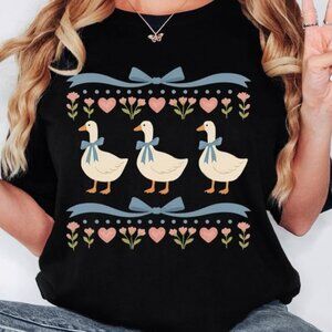 Vintage 80s Goose T-Shirt | Funny Blue Ribbon Farm Tee